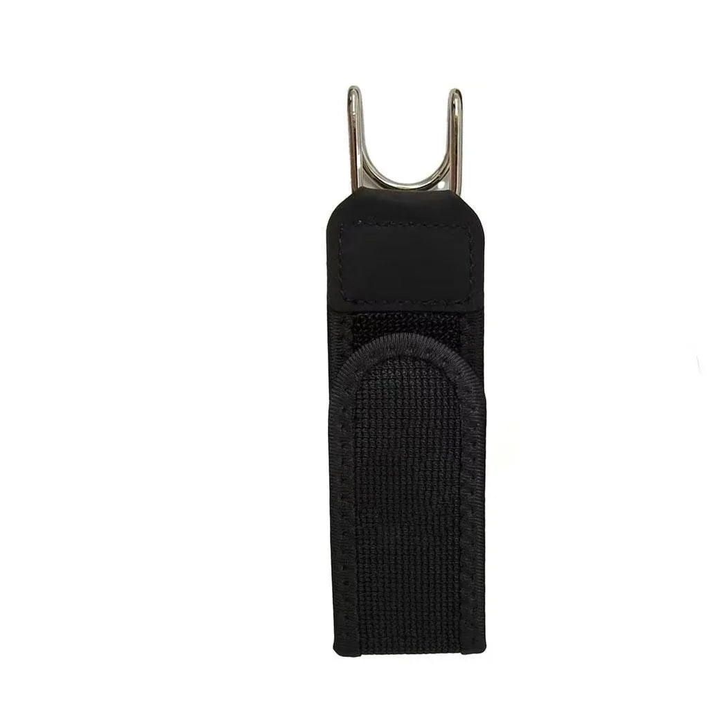 Buckleless Elastic Belt Hook Adjustable Metal Hook Men Women Unisex Buckle-Free Invisible Waist Belt Closure Outdoor Work EDC